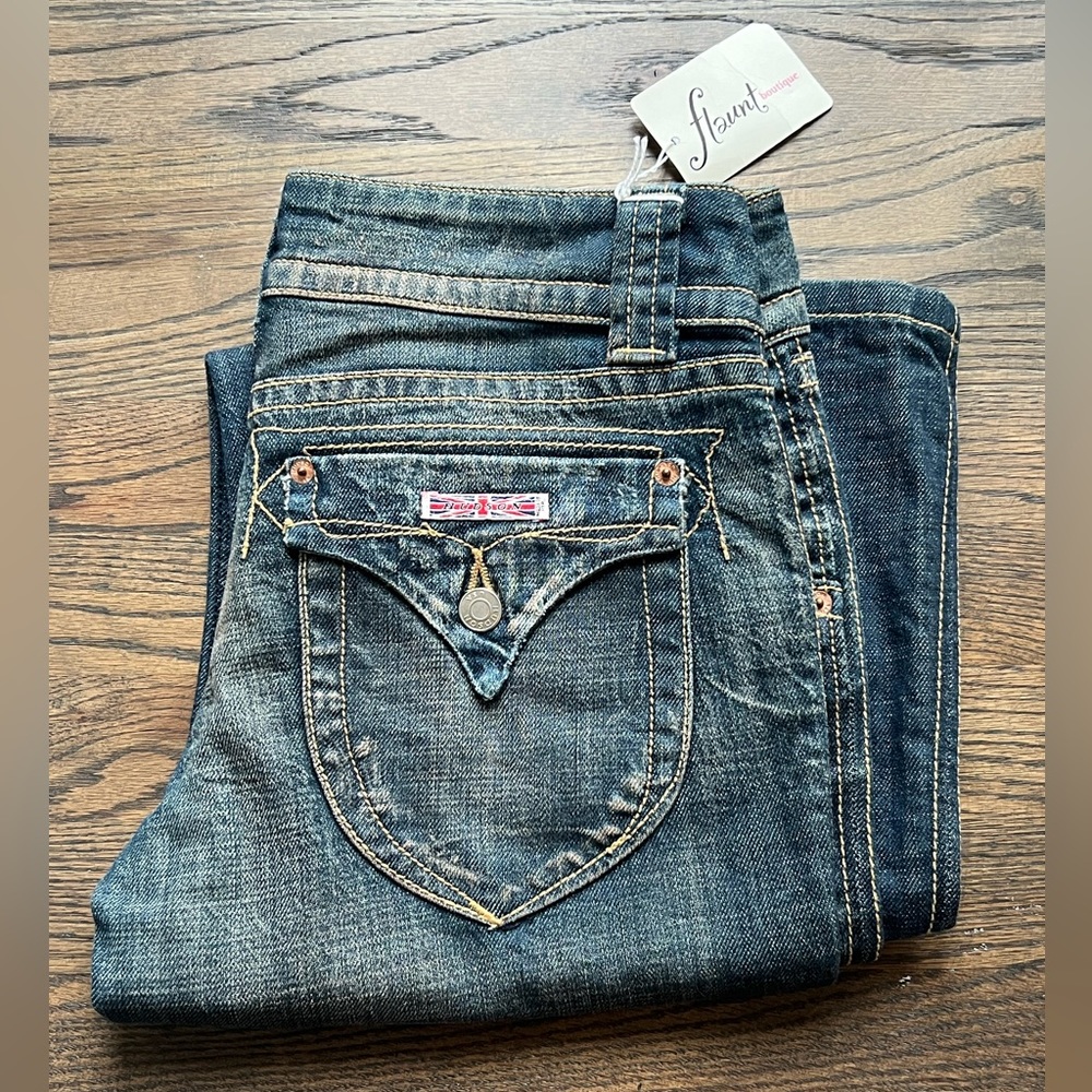 Hudson Script 170 Signature Jean Color: Stained Size: 28